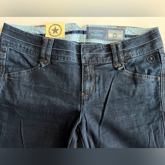 💙🖤👖CONVERSE Indigo Denim Camden Jeans NWT - Picture 1 of 7